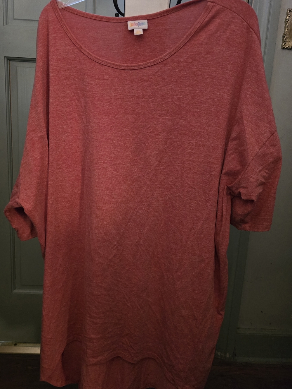NWOT - LuLaRoe Irma Heathered Coral Relaxed Tunic
